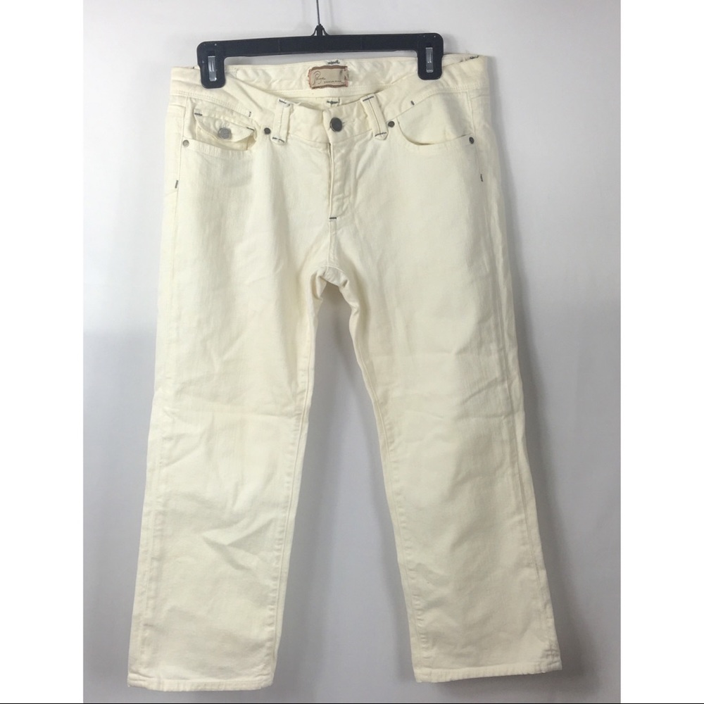 Paige Jeans Pico Crop Fit Cream off White 30